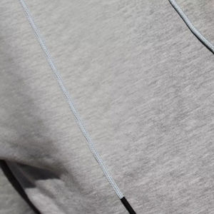 Men's Custom Logo <b>Zip</b>-<b>Up</b> Hoodie and Solid Pattern Sweat Pants Set Printed Jogging Tracksuit for Outdoor Activities Wholesale - Product Image 6