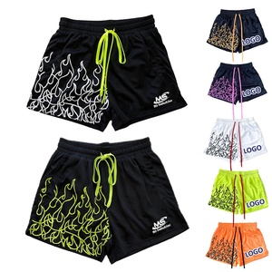 High Quality Custom Logo Men's Canvas Running Shorts Elastic Waist Quick Dry Breathable Waterproof <b>Athletic</b> Sports Summer Bulk - Product Image 1