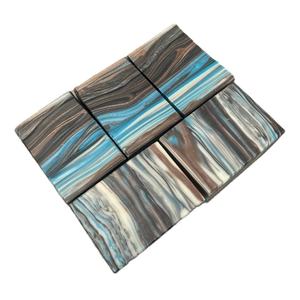 Cognac Woodgrain Technique Custom Printed Design Logo Embossing Silicone <b>Placemat</b> Colorful Pattern Table Mats - Product Image 1