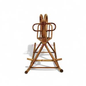 Silla Mecedora de Mimbre con Forma de Animal Hecha a Mano para Niños, Decoración de Sala de Juegos y Guardería de Vietnam - Product Image 3