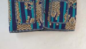 Handmade Cotton Quilted <b>Vest</b> Coat for <b>Women</b> Bohemian Open Front <b>Winter</b> Jacket Animal Pattern Washed Techniques Casual Gift - Product Image 3