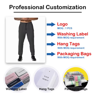 Pantalons de jogging personnalisés pour hommes, vente en gros, pantalons de survêtement en polyester pour hommes - Product Image 6