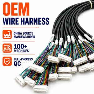 Konektor Pengunci Pitch 1.25mm Kabel Harness JST GH Kompatibel <span class=keywords><strong>2</strong></span> 3 4 5 6 4 8 12Pin Kabel Berlapis Timah Ujung Tunggal Ujung Ganda Kabel Kustom - Product Image 1