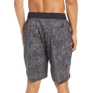 Breathable & Quick Dry Casual Workout <b>Running</b> Gym Fitness Sports <b>Shorts</b> Elastic Waist Solid Color Polyester/Cotton for <b>Men</b> - Product Image 5