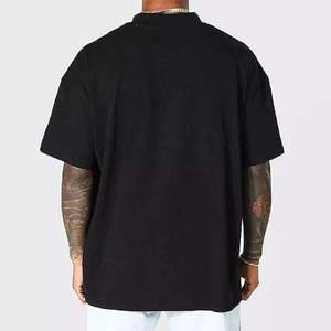2024 Custom Men's <b>Vintage</b> Oversized <b>Tshirt</b> 100% Cotton Plus Size Heavyweight High Knitted with Digital Printing - Product Image 5