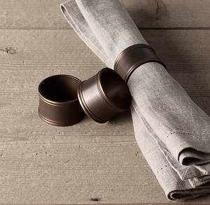 Servilleteros de Metal hechos a mano de lujo Chapado en Color único para mesa de boda decorativo hogar comedor y fiestas de Hotel - Product Image 6