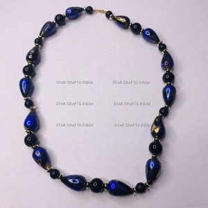 สร้อยคอเรซินแฟชั่นงานทำมือคุณภาพสูงสร้อยคอประดับลูกปัดเรซินหลากสีเครื่องประดับผู้หญิงขัดเงามาก - Product Image 5