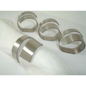 Servilleteros clásicos pero duraderos de acero inoxidable con revestimiento antideslustre y adecuados para mesas regulares y festivas - Product Image 6