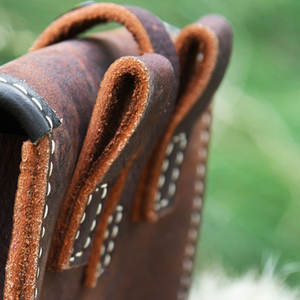 Classic Large Leather <b>Handbags</b> with Minimalist Style and Reinforced <b>Stitching</b> for Everyday Durability Leather <b>Handbags</b> - Product Image 6