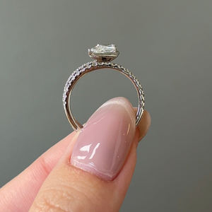 Exclusive 1 Carat Round Brilliant Cut Moissanite Ring in 10k <b>White</b>/Yellow/Rose Gold Luxury Style for Wholesale <b>and</b> Pricing - Product Image 3