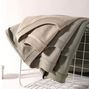 เสื้อยืด240g เสื้อยืดปักลายสำหรับผู้ชายเสื้อยืดโอเวอร์ไซส์ผ้าฝ้ายเนื้อหนาพิมพ์ลายปักไหล่ปล่อยโลโก้ได้ตามต้องการ - Product Image 2