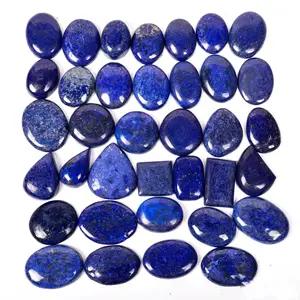 afhanistan Lapis Lazuli round cabochon jewelry component natural stones for jewelry making from China jewelry factory