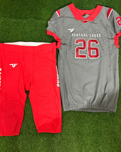 Acheter Design Personnalisé 100% Polyester Tissu Respirant Teamwear Jersey Ensembles Uniformes Sublimation Football Américain - Product Image 1