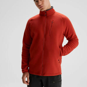 Men's for Orange Performance Fleece | 240 GSM Alpine-Core Thermal <b>Mid</b>-<b>Layer</b> | OEM Precision-Engineered Embroidery Elite Outdoor - Product Image 1