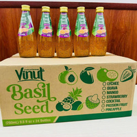 290ml Chia Zaad drank met mangosmaak, doos, zonder suiker, laag vetgehalte, 40 Brix, 18 maanden houdbaarheid, van Nature
