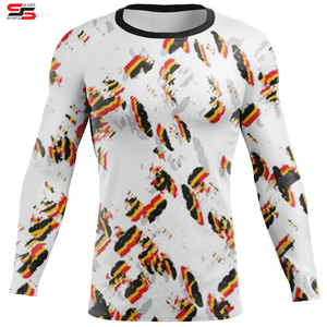 Protège-éruption à manches longues personnalisé en gros fabriqué en usine avec impression de logo meilleur design pour hommes - Product Image 3