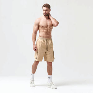 Short Cargo 2-en-1 en 65% Polyester, 33% rayonne, 2% élasthanne, longueur genou, Legging intérieur imprimé contrastant - Product Image 5