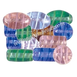 <b>Assorted</b> Sizes Murano Style Millefiori Crystal Lampwork & Glass <b>Beads</b> Bulk 6mm 8mm Colorful for Jewelry Making - Product Image 4