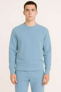 Traje deportivo de dos piezas de alta calidad para hombre Sudadera con capucha y pantalones de chándal con logotipo personalizado Trajes de chándal sólidos Pantalones de jogging - Product Image 3