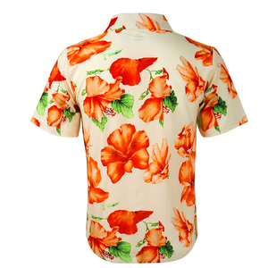 Chemises pour hommes 2025 Collection été Pakistan Made 100% coton chemises hawaïennes pour hommes personnalisé décontracté plage bouton chemises hawaïennes - Product Image 2