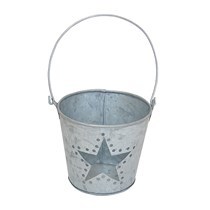 hot selling galvanized <b>rectangle</b> <b>planter</b> pot indoor outdoor planting decoration french style galvanized <b>planter</b> pot - Product Image 5