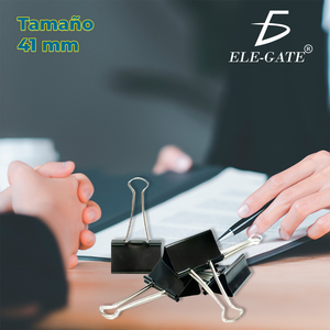 Pack of 12 41mm Binder <b>Clips</b> Metal Paper <b>Clips</b> with Magnet for Office Use & Memo <b>Clip</b> - Product Image 2