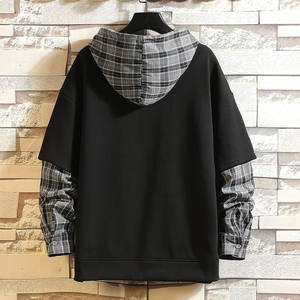 เสื้อฮู้ดผู้ชายแฟชั่นสตรีทแวร์ลายพิมพ์ Plover สำหรับฤดูหนาว คุณภาพสูง 100% ผ้าฟลีซเนื้อนุ่ม ไม่หดตัว สไตล์ฮิปฮอป - Product Image 2