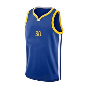 Vêtements de sport ODM avec nom, numéro et logo personnalisés, maillots de basket-ball de style professionnel à col en V, streetwear - Product Image 2