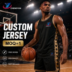 Maillots de <span class=keywords><strong>Basket</strong></span>-ball Homme de Haute Qualité avec Broderie et Impression par Transfert Thermique <span class=keywords><strong>pour</strong></span> les Sports d'Été - Product Image 1