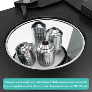 BestScope BLM5-293A LCD digitale invertito/fluorescente microscopio biologico per la ricerca di laboratorio con lunga distanza di lavoro - Product Image 5