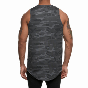 Camiseta elegante sin mangas para hombres Slim Fit Gym Wear Como Shirts Made in Pakistan With Customized Logo & Label - Product Image 2