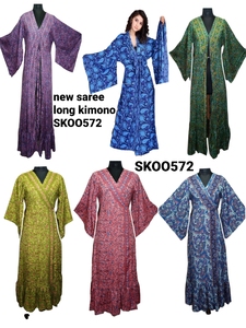 ชุดเดรสโบโฮของผู้หญิงชุดเดรสผ้าเรยอนยาวถึงพื้นมีกระดุมและทันสมัยสินค้าทันสมัยสำหรับเด็กผู้หญิงและผู้หญิง - Product Image 2