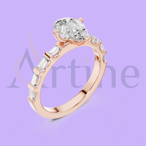 Bague en or lourd 10K Collection mariée - Product Image 1