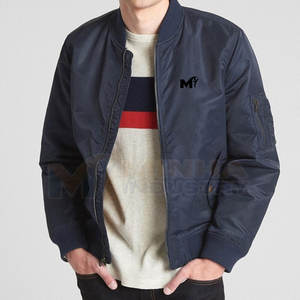 Chaqueta Bomber para Hombre, Impermeable, de Poliéster, Diseño Nuevo, Logotipo Personalizado, Venta al Por Mayor - Product Image 1