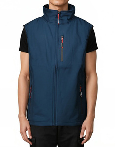 Chaleco Softshell con cremallera Indemand, chaleco cortavientos ligero para hombres, chaleco transpirable personalizable para exteriores con logotipo personalizado - Product Image 6