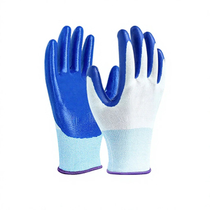 Gants de travail de sécurité en caoutchouc enduit de latex pour femmes, sur mesure, pour la construction, l'industrie et le jardinage. - Product Image 2