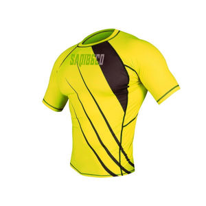 Vente en gros Rashguard en spandex extensible imprimé personnalisé Manches longues Logo Sublimation Protection solaire Léger Durable MMA Gear - Product Image 1