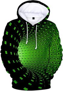 Sweats à capuche à manches longues pour hommes Impression 3D Chemises décontractées créatives à col rond Top Blouse Sweats à capuche légers pour hommes - Product Image 4