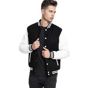 Chaqueta de Hombre Nueva con Diseño Personalizado 2026, Bordado de Parches, Estilo Universitario con Mangas de Cuero de Béisbol, Gran Venta 2026 - Product Image 5
