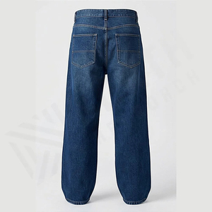 Pantalones vaqueros informales de corte holgado para hombre, pantalones ligeros transpirables de algodón de alta calidad, profesionales, a la moda, de talla grande - Product Image 3