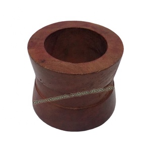 Porte-anneau de serviette en bois pour décor de table, fabriqué à la main, avec logo personnalisé, pour la maison, hôtel, café, bar, restaurant - Product Image 1