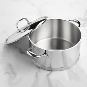 Olla de Cocina de Acero Inoxidable de Alta Calidad con Tapa, Cacerola Ecológica para Fiestas, Almacenamiento de Alimentos para Todas las Temporadas - Product Image 2