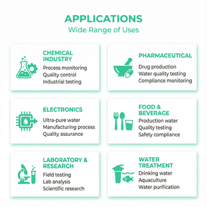 डिजिटल पोर्टेबल पेन-टाइप मीटर पानी की गुणवत्ता टेस्टर 0-9999 पीपीएम माप रेंज आरओ सिस्टम पेयजल शुद्धता ओएम/ओडम - Product Image 6