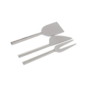 Juego de Cuchillos para Queso de Metal con Acabado Plateado de la Mejor Calidad para Hoteles, Herramientas Elegantes de Diseño para Servir Queso al por Mayor para Restaurantes - Product Image 1