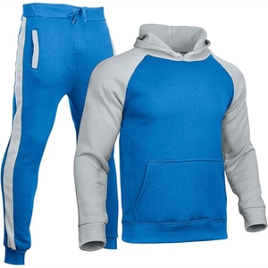 Kandari Sports Manufacture Vêtements de sport pour hommes Plaine Zipper Hoodie Pantalons de survêtement Ensembles Hommes Deux pièces Survêtements assortis 2025 - Product Image 3