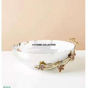 Cuenco decorativo de diseño único de metal, cuenco de fruta seca de excelente calidad para utensilios de cocina y vajilla, cuenco urli de boda - Product Image 3