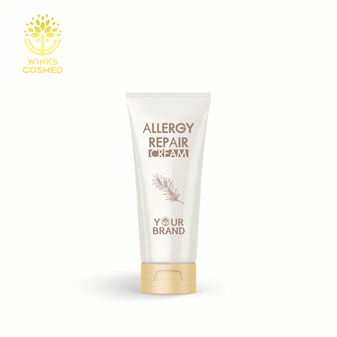 OEM ODM Organic Herbal Extract Aloe Vera Allergy Repair Cream Rash Itching Allergies Acne Anti-Itch Ointment Skin Inflammation