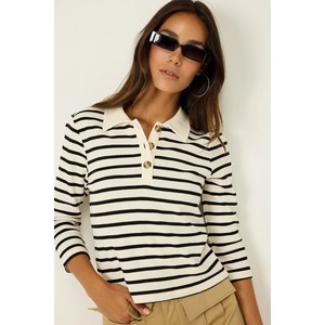 Camiseta de manga larga con cuello polo - Product Image 3