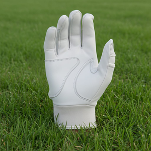 Guantes de Bateo de Béisbol con Palma de Cuero, Agarre Ecológico, Ligeros, Duraderos, Tejido Transpirable, Cierre de Velcro, Ambidiestros - Product Image 2