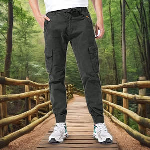 Pantalon cargo unisexe multi-poches, coupe décontractée, pantalon utilitaire pour le travail, les voyages, les activités de plein air et les tenues décontractées - Product Image 2